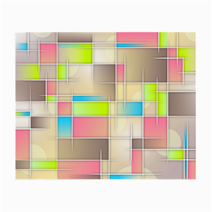 Background Abstract Grid Small Glasses Cloth (2-Side)