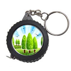 Landscape Nature Background Measuring Tape