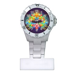 Badge Abstract Abstract Design Plastic Nurses Watch by Nexatart