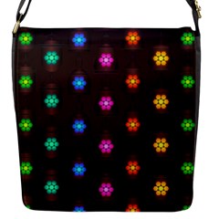 Lanterns Background Lamps Light Flap Messenger Bag (s) by Nexatart