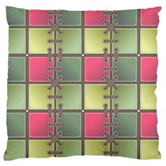 Seamless Pattern Seamless Design Large Cushion Case (two Sides) by Nexatart