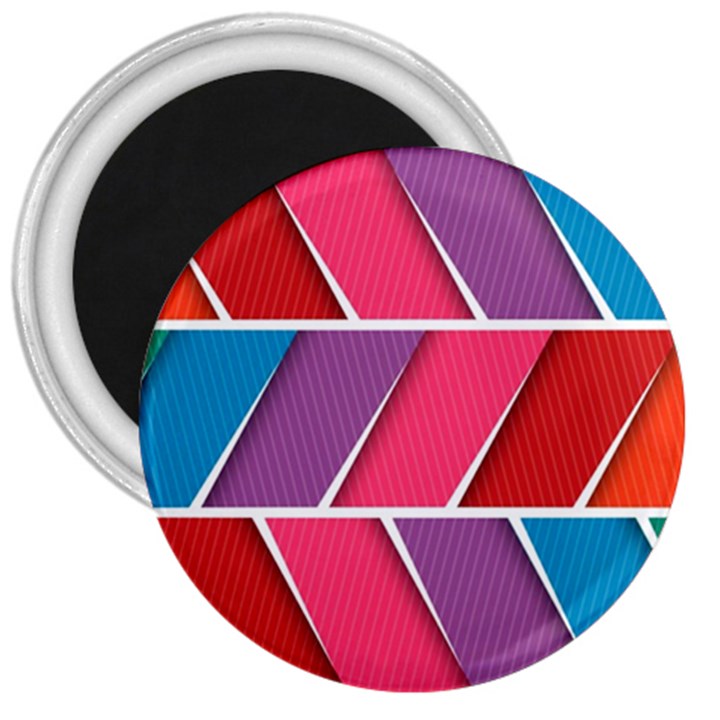 Abstract Background Colorful 3  Magnets