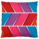Abstract Background Colorful Large Cushion Case (Two Sides) Back