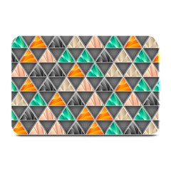 Abstract Geometric Triangle Shape Plate Mats by Nexatart