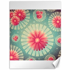 Background Floral Flower Texture Canvas 36  X 48   by Nexatart