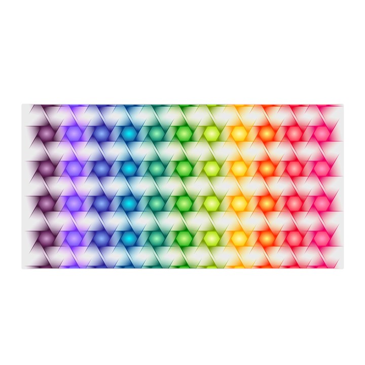 Background Colorful Geometric Satin Wrap