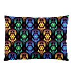 Pattern Background Bright Blue Pillow Case (Two Sides) Front