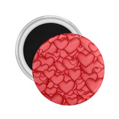 Background Hearts Love 2.25  Magnets