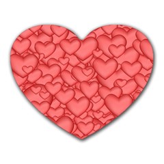 Background Hearts Love Heart Mousepads