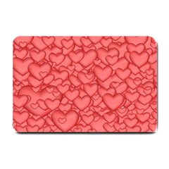 Background Hearts Love Small Doormat 