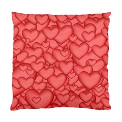 Background Hearts Love Standard Cushion Case (One Side)