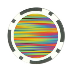 Colorful Background Poker Chip Card Guard (10 Pack)