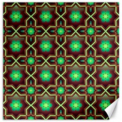 Pattern Background Bright Brown Canvas 20  X 20  