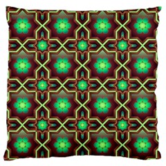 Pattern Background Bright Brown Standard Flano Cushion Case (two Sides)