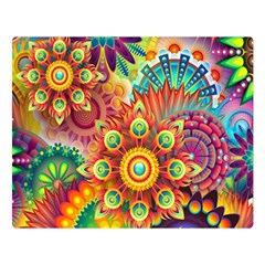 Colorful Abstract Background Colorful Double Sided Flano Blanket (large)  by Nexatart