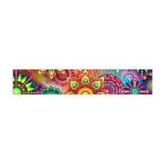 Colorful Abstract Background Colorful Flano Scarf (mini)