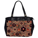 Background Floral Flower Stylised Office Handbags Front