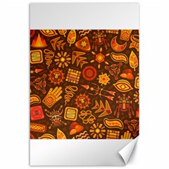 Pattern Background Ethnic Tribal Canvas 24  X 36 