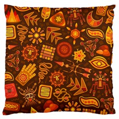 Pattern Background Ethnic Tribal Standard Flano Cushion Case (two Sides) by Nexatart