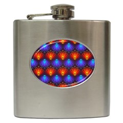 Background Colorful Abstract Hip Flask (6 Oz) by Nexatart