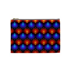 Background Colorful Abstract Cosmetic Bag (medium)  by Nexatart