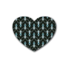 Seamless Pattern Background Heart Coaster (4 Pack)  by Nexatart