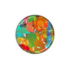 Background Colorful Abstract Hat Clip Ball Marker (4 Pack) by Nexatart