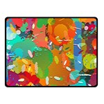 Background Colorful Abstract Double Sided Fleece Blanket (Small)  45 x34  Blanket Back