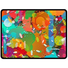 Background Colorful Abstract Double Sided Fleece Blanket (large)  by Nexatart