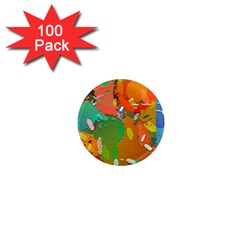 Background Colorful Abstract 1  Mini Magnets (100 Pack)  by Nexatart