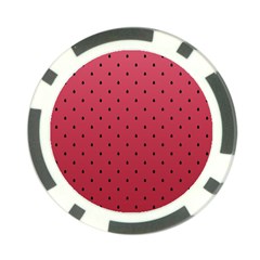 Watermelon Minimal Pattern Poker Chip Card Guard by jumpercat