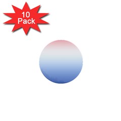 Red And Blue 1  Mini Buttons (10 pack) 