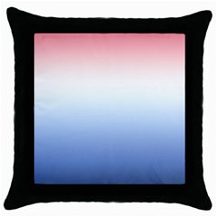 Red And Blue Throw Pillow Case (Black)
