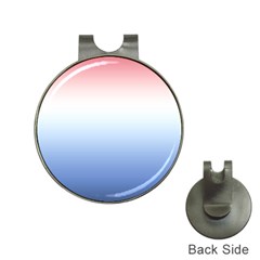 Red And Blue Hat Clips with Golf Markers