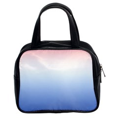 Red And Blue Classic Handbags (2 Sides)