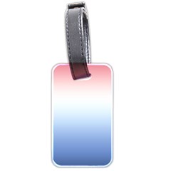 Red And Blue Luggage Tags (Two Sides)