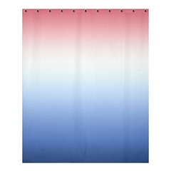 Red And Blue Shower Curtain 60  x 72  (Medium) 