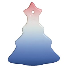 Red And Blue Ornament (Christmas Tree) 