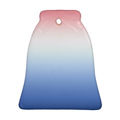 Red And Blue Bell Ornament (Two Sides)