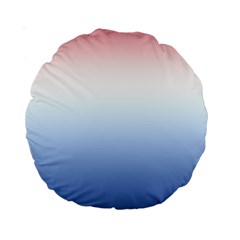 Red And Blue Standard 15  Premium Round Cushions