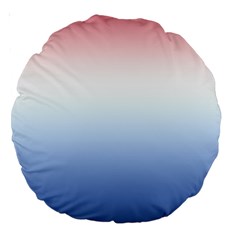 Red And Blue Large 18  Premium Round Cushions