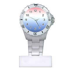 Red And Blue Plastic Nurses Watch