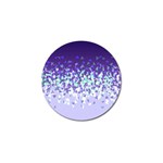 Purple Disintegrate Golf Ball Marker (4 pack) Front