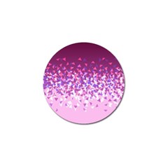 Pink Disintegrate Golf Ball Marker by jumpercat