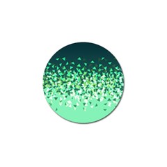 Green Disintegrate Golf Ball Marker by jumpercat