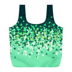 Green Disintegrate Full Print Recycle Bags (l)  by jumpercat