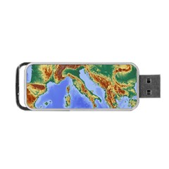 Italy Alpine Alpine Region Map Portable Usb Flash (one Side)