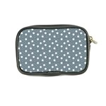 Floral Dots Blue Coin Purse Back