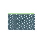 Floral Dots Blue Cosmetic Bag (XS) Back