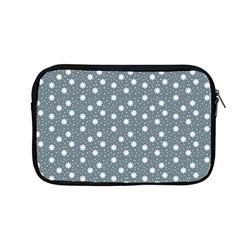 Floral Dots Blue Apple Macbook Pro 13  Zipper Case